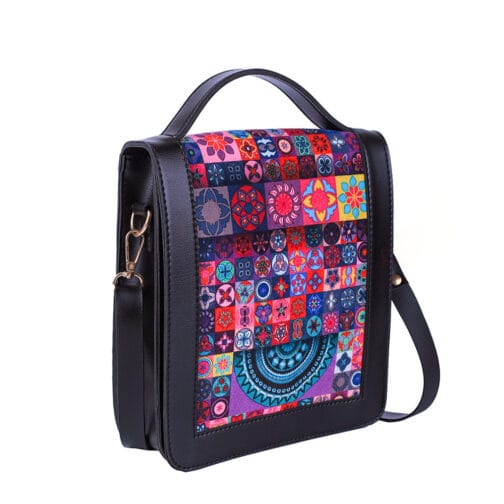 Black Heritage Crossbody Bag - Image 2