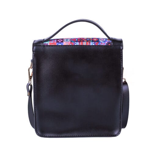 Black Heritage Crossbody Bag - Image 3