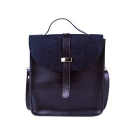 Black Velvet Crossbody Bag