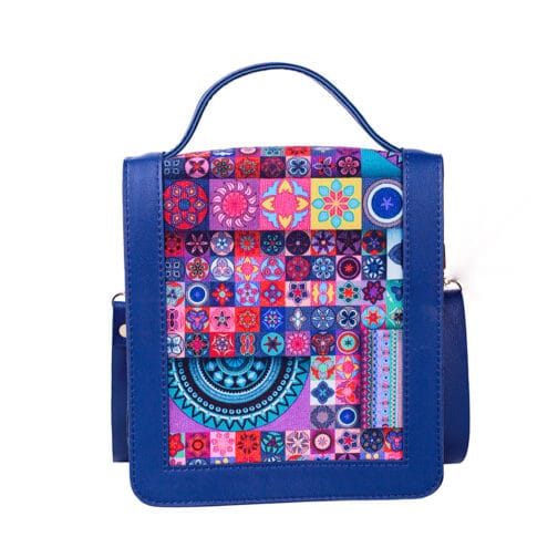 Blue Heritage Crossbody Bag