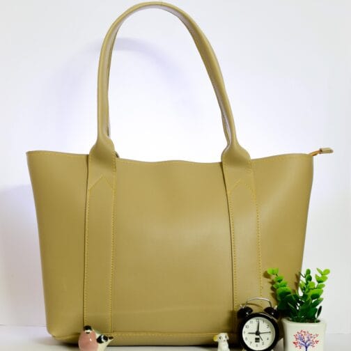 Beige Tote Bag