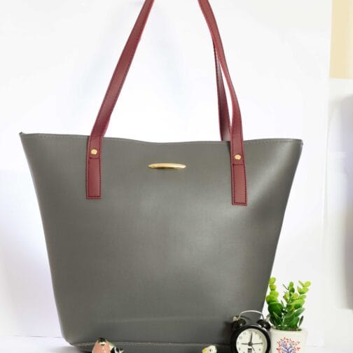 Grey Infinity Tote Bag