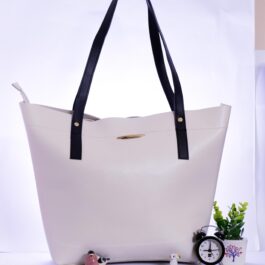 White Infinity Tote Bag