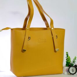 Mustard Iconic Shoulder Tote Bag
