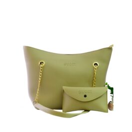 Green Elegant Tote Bag (2Pcs)